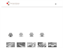 Tablet Screenshot of cornerstonefurniture.com